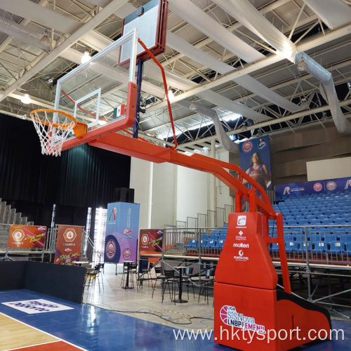 Professional High-Quality Basketball Equipment Manual Hydraulic Basketball Stand for Training